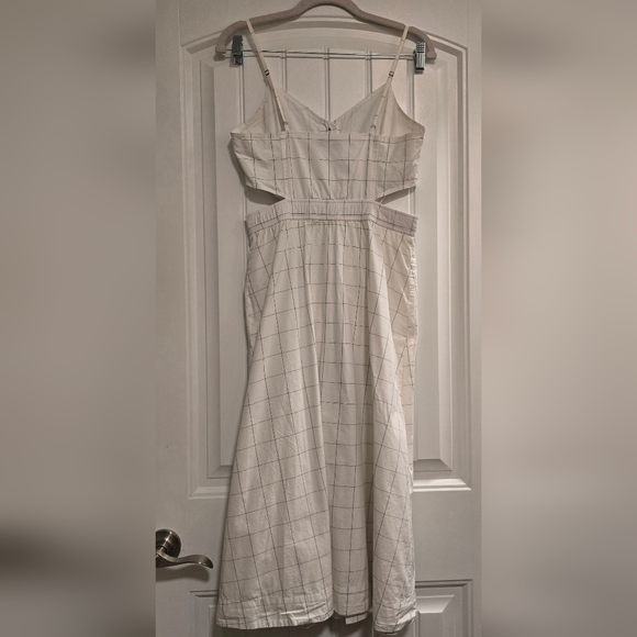 MADEWELL Windowpane Cutout Cami Mididress - Picture 9 of 12